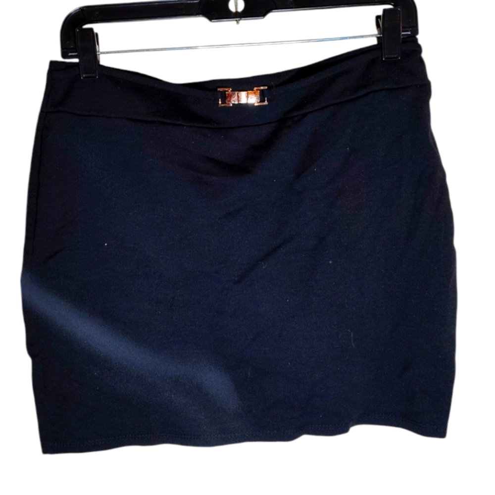 Rainbow black mini shirt